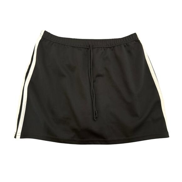 Sport Vision Womens Skort Shorts Black White Stripe Measure As Size Small 4/6 - Picture 1 of 5